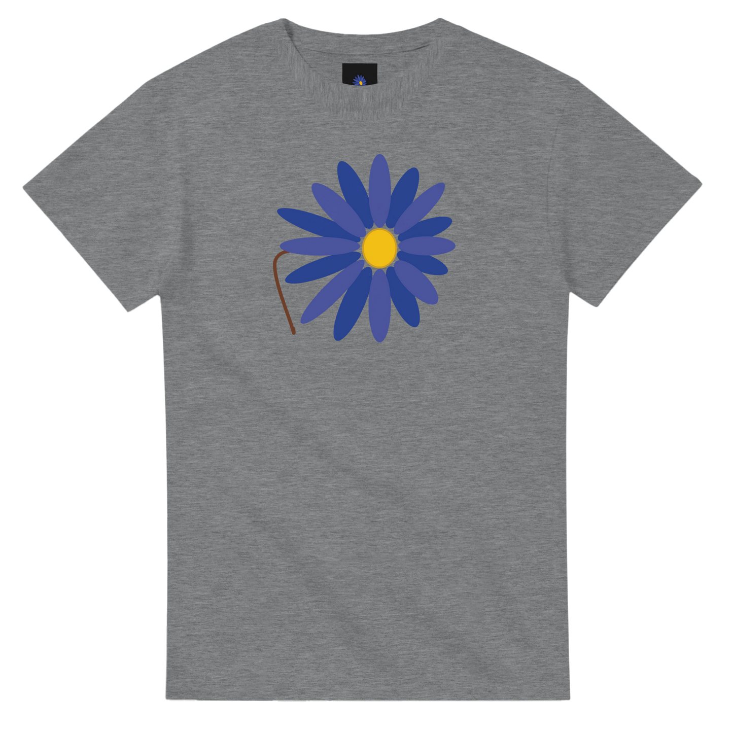 Ash heavyweight cotton t-shirt with the Lotus Logo design.