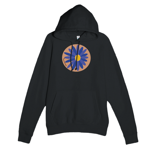 Black premium hoodie with Lotus Logo design